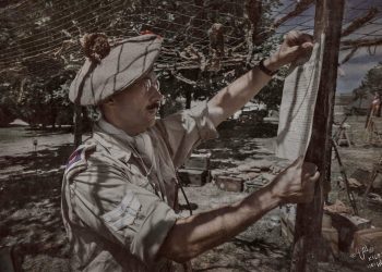 Frank Solo, presidente de la BRITISH CORPS REENACTMENT GROUP